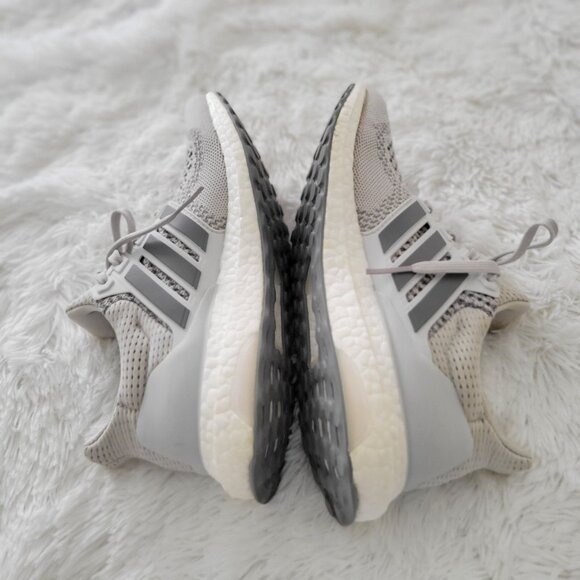 Adidas Running Ultra boost 1.0 Gray/White Running Shoes US Size 6.5 - Picture 6 of 11